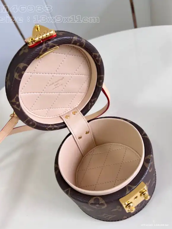 Official oldcobbler VUITTON LOUIS Scott-13.5*9*11.5CM 0623